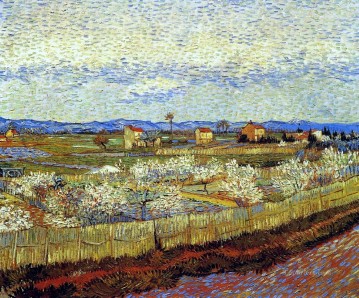 Melocotoneros en flor Vincent van Gogh Pinturas al óleo
